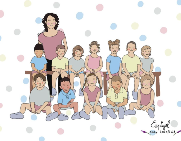 Orlas escolares grupos pequeños